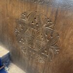 Floral pattern and Magen David